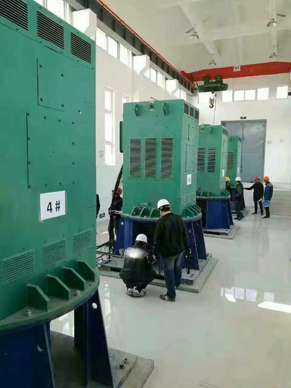 YKS4501-2/710KW某污水处理厂使用我厂的立式高压电机安装现场